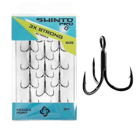 Shinto Pro 6066 3X BN Treble Hooks