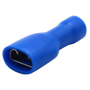 Quikcrimp Fully Insulated Quick Connect Female Terminal 1.5mm-2.5mm Blue