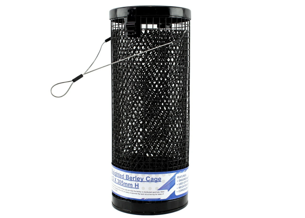 XXX Marine Stainless Steel Weighted Berley Cage 5.3L Black