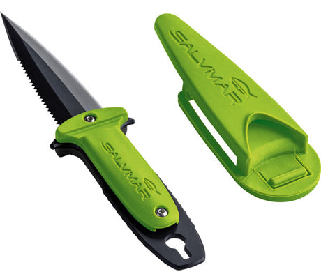 Salvimar ST Atlantis Dive Knife Acid Green