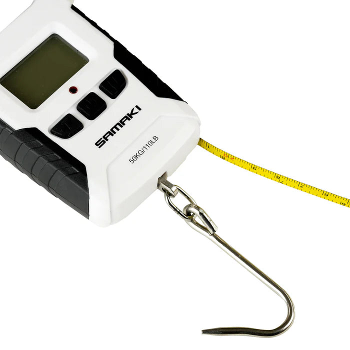 Samaki Waterproof Big Grip Digital Scale 50kg White