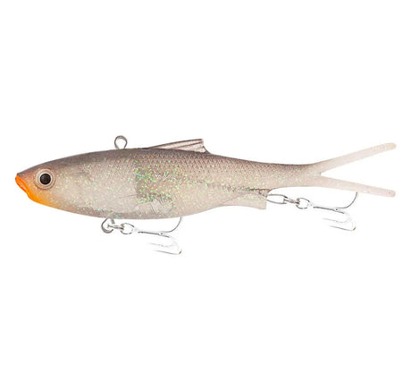 Samaki Vibelicious Fork Tail 100mm 20g Soft Vibe Lure Ghost Bait Uv