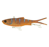 Samaki Vibelicious Fork Tail 85mm 14g Soft Vibe Lure Pearl Shrimp