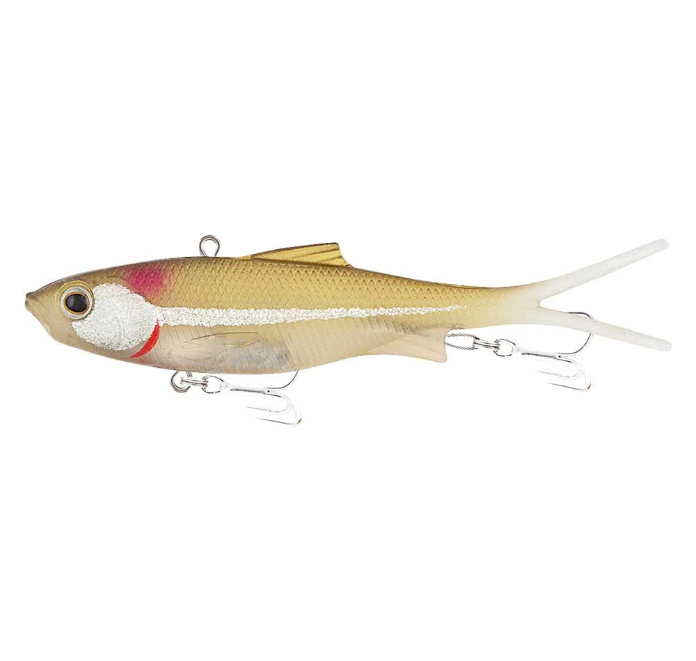 Samaki Vibelicious Fork Tail 125mm 30g Soft Vibe Lure Whitebait