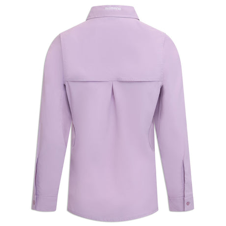 Shimano Ladies Vented Lilac Fishing Shirt