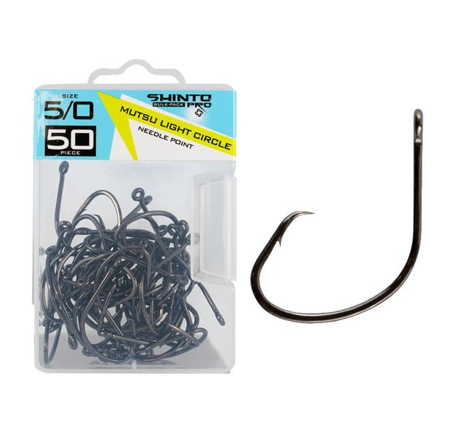 Shinto Pro Mutsu Light Circle Hooks Bulk Pack