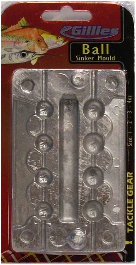 Gillies Ball Sinker Mould Combo Small