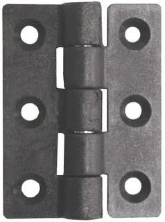 Waterline 6 Hole Plastic Hinge 2pk Black