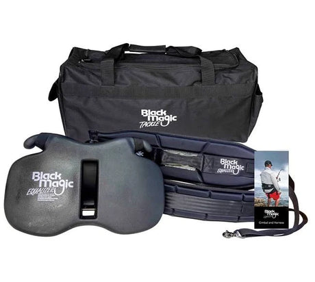 Black Magic Standard Equalizer Fighting Gimbal Belt & Harness Set With Bag