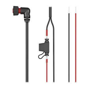Garmin Power Cable Right Angle GLS10 Black Box 2 Pin