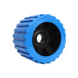 Wobble Bore Trailer Roller 20mm - 3in X 4in Blue