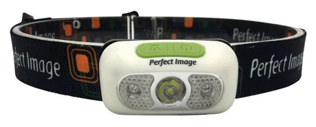 Perfect Image Rechargeable LED Head Lamp With Red Night Lights
