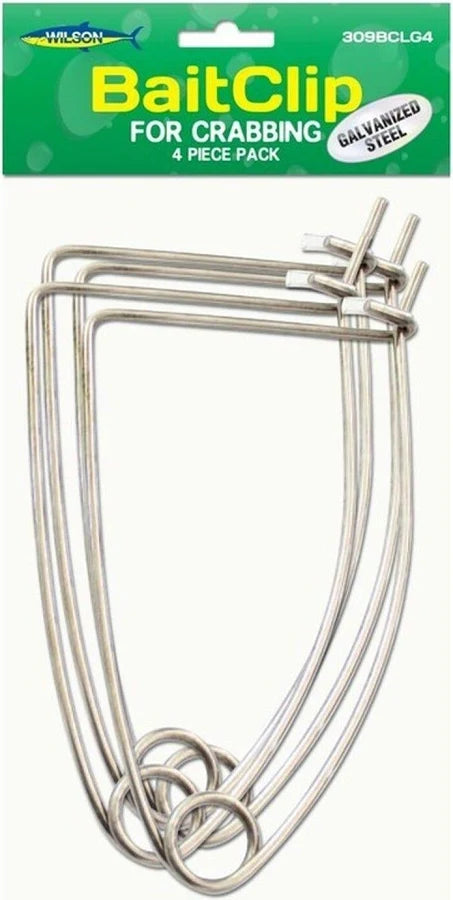 Wilson Galvanised Crab Pot Bait Clip 4pk