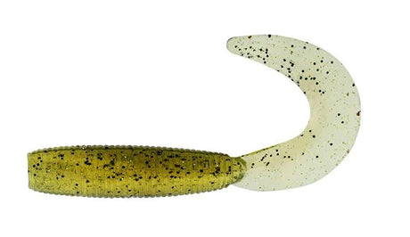 Daiwa Bait Junkie Grub 2.5in Soft Plastic Lure Lemongrass Uv