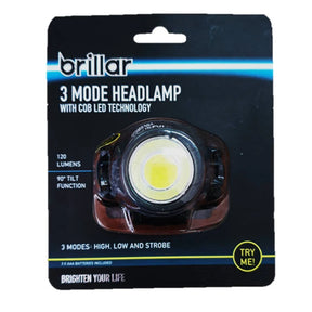 Brillar 3 Mode LED Headlamp