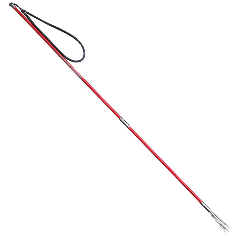 Ocean Hunter Fibreglass 2Pce Hand Spear 2m Red