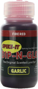 Spike It Dip N Glo Soft Plastic Lure Dye Red