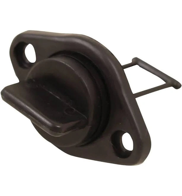 BLA Plastic Drain Plug and Base Large 30mm Black