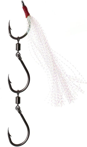 Elkat Striker 7 Pre-Made Ganged Hooks 3pk Pearl