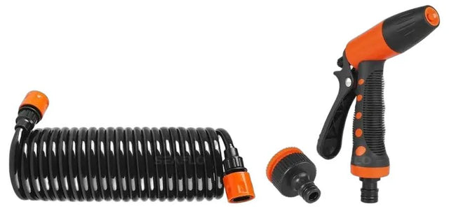 Seaflo Deck Wash 20ft Coiled Hose With Spray Gun