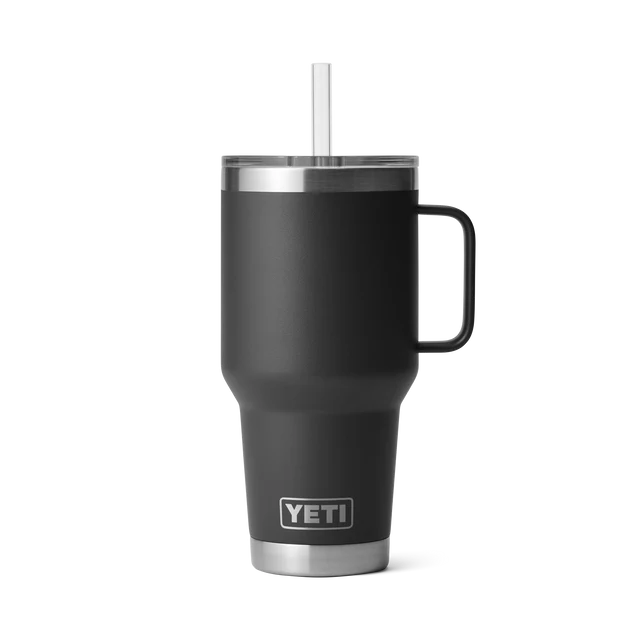 Yeti Rambler 35oz (1L) Straw Mug Black