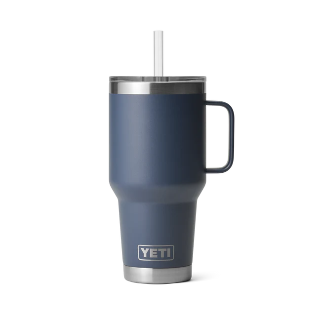 Yeti Rambler 35oz (1L) Straw Mug Navy