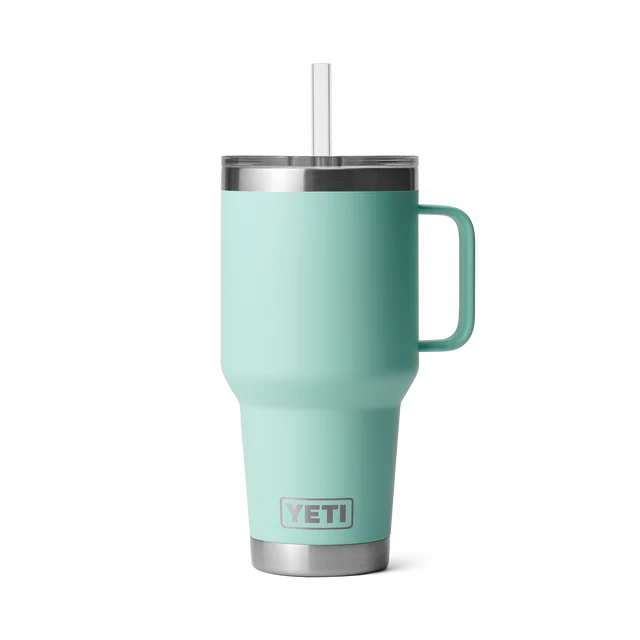 Yeti Rambler 35oz (1L) Straw Mug Seafoam