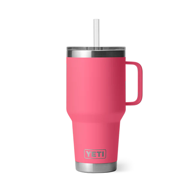 Yeti Rambler 35oz (1L) Straw Mug Tropical Pink