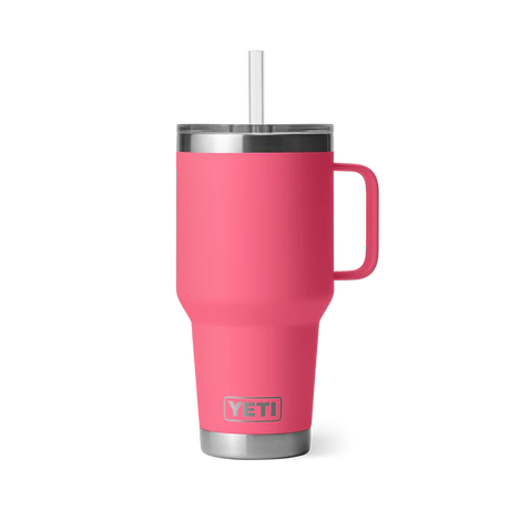 Yeti Rambler 35oz (1L) Straw Mug Tropical Pink