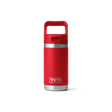 Yeti Rambler 12oz (354ml) Kids Straw Bottle Crayon Red