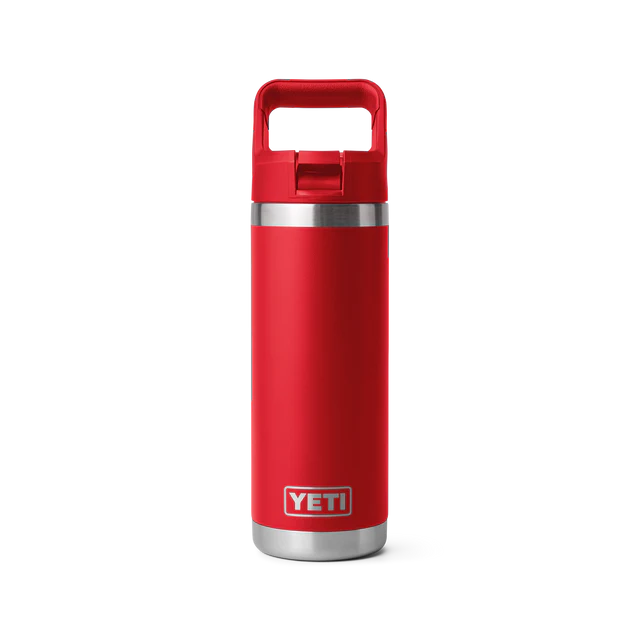 Yeti Rambler 18oz (532ml) Straw Bottle Rescue Red