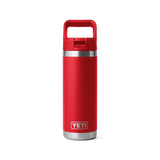 Yeti Rambler 18oz (532ml) Straw Bottle Rescue Red