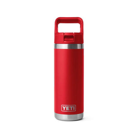 Yeti Rambler 18oz (532ml) Straw Bottle Rescue Red