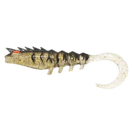 Squidgies Prawn Wriggler 95mm Soft Plastic Lure Black Gold