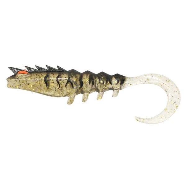 Squidgies Prawn Wriggler 95mm Soft Plastic Lure Black Gold