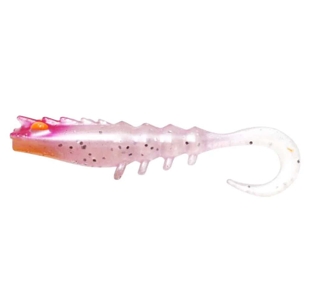 Squidgies Prawn Wriggler 65mm Soft Plastic Lure Sunrise