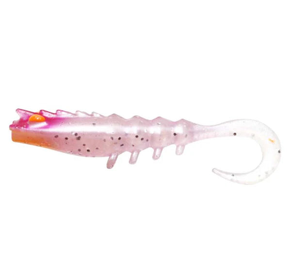 Squidgies Prawn Wriggler 95mm Soft Plastic Lure Sunrise