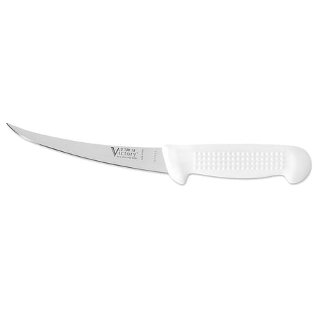 Victory Knives 3/720/15/115 15cm Flexible Narrow Curved Boning Filleting Knife White