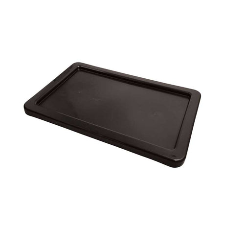 Plastic Storage Tub Lid Black